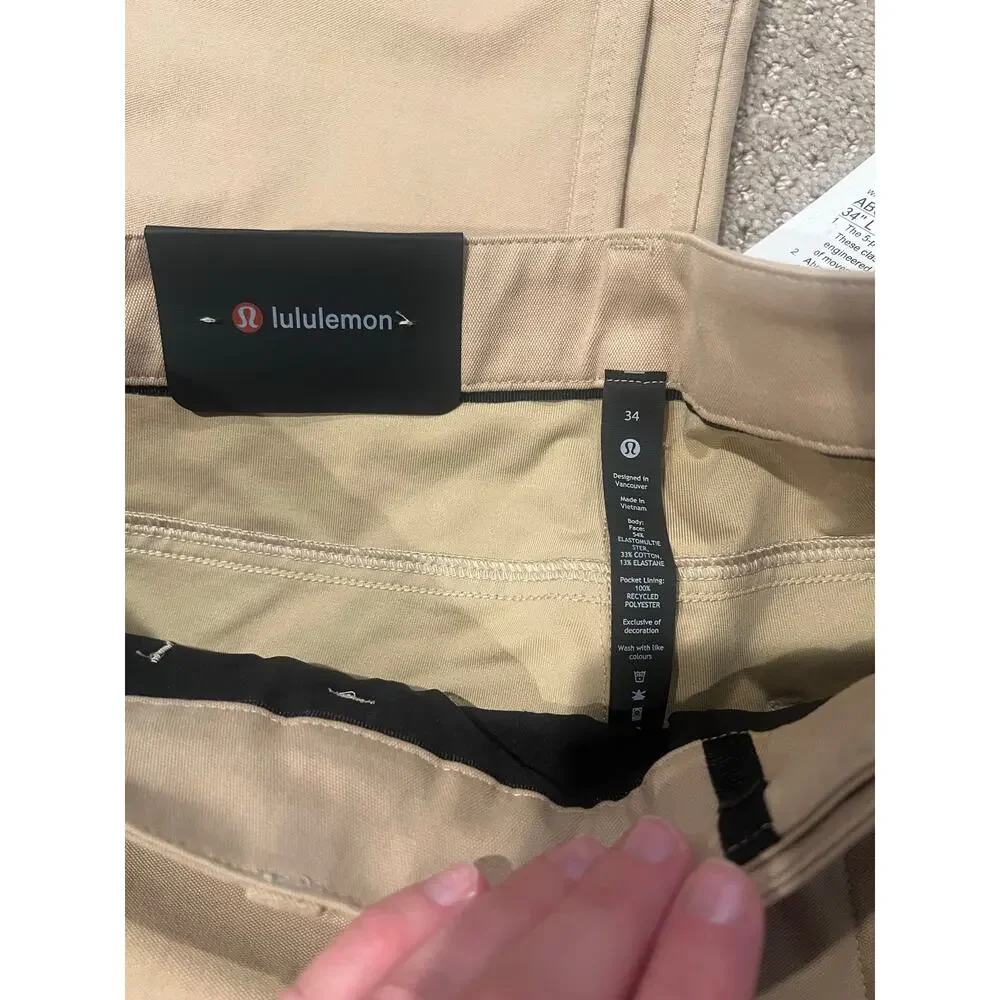 Khaki Lululemon Pants (34x34)
